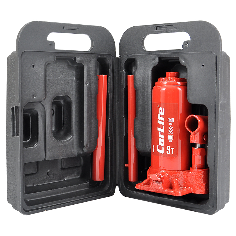 Carlife Домкрат гідравлічний, 3т., висота підйому 180-340мм, пластикова упаковка (5шт)3