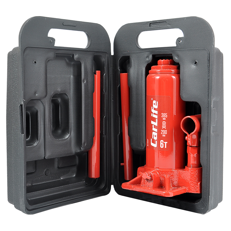 Carlife Домкрат гідравлічний, 6т., висота підйому 200-385мм, пластикова упаковка (5шт)3