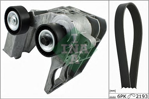 529 0067 10  INA - Комплект ременя поліклинового1