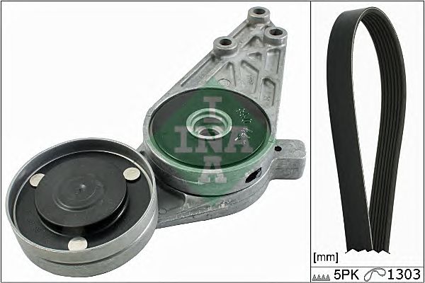 529 0096 10  INA - Комплект ременя поліклинового1