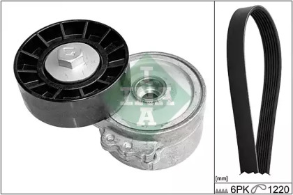 529 0105 10  INA - Комплект ременя поліклинового1