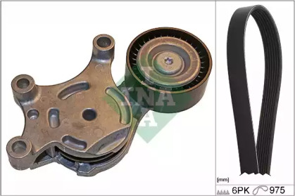 529 0261 10  INA - Комплект ременя поліклинового1