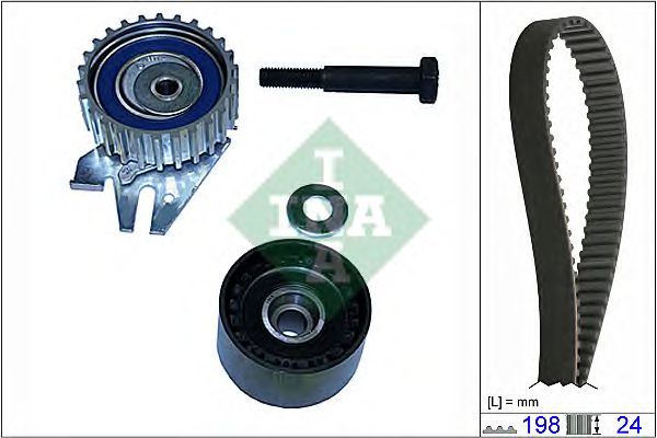 530 0626 10  INA - Комплект ременя ГРМ  !!! Заміна для 530 0438 101