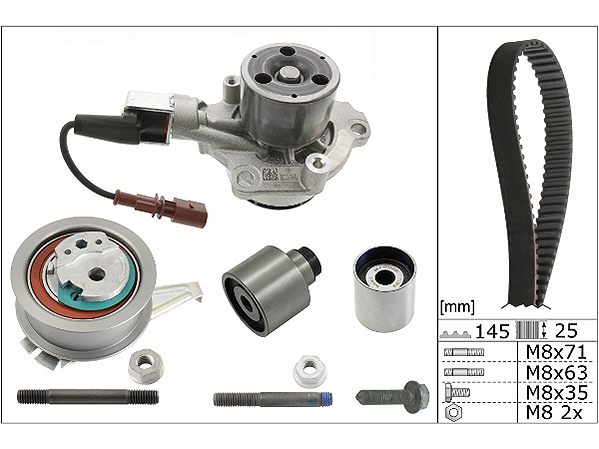 530 0650 30  !!! Замінено на 530 0650 32  INA - Комплект ременя ГРМ1