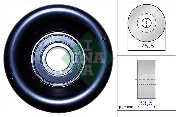 531 0827 10  INA - Натяжний ролик1