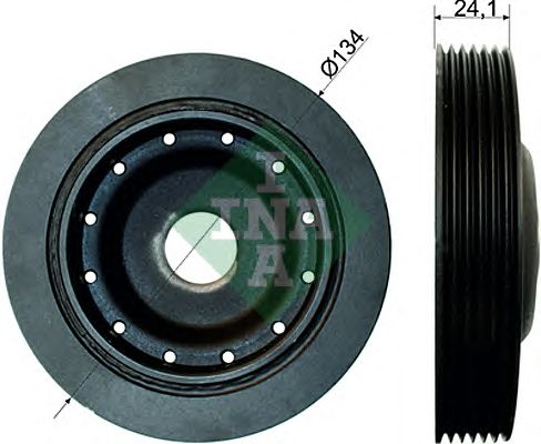 544 0091 10  INA - Шків колінчастого валу (демпфер)1