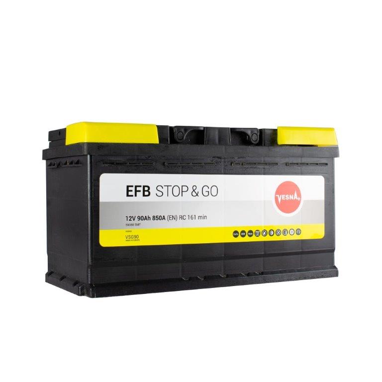 90 Ah/12V NEW!!!! Vesna EFB Euro (0) 1
