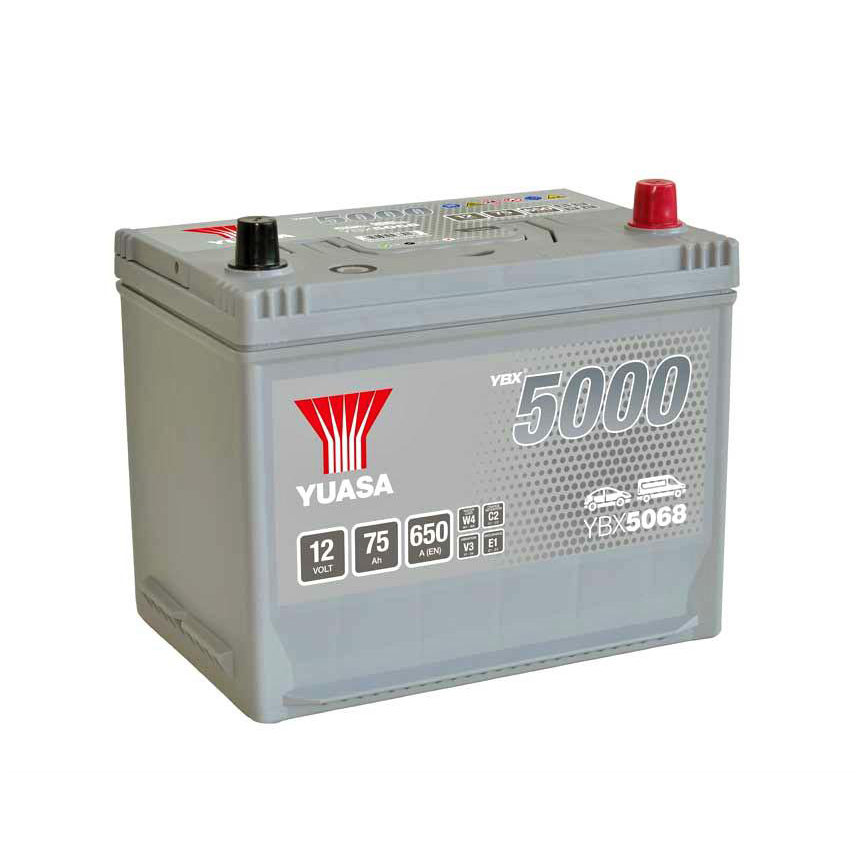 Yuasa 12V 75Ah Silver High Performance Battery Japan YBX5068 (0)1
