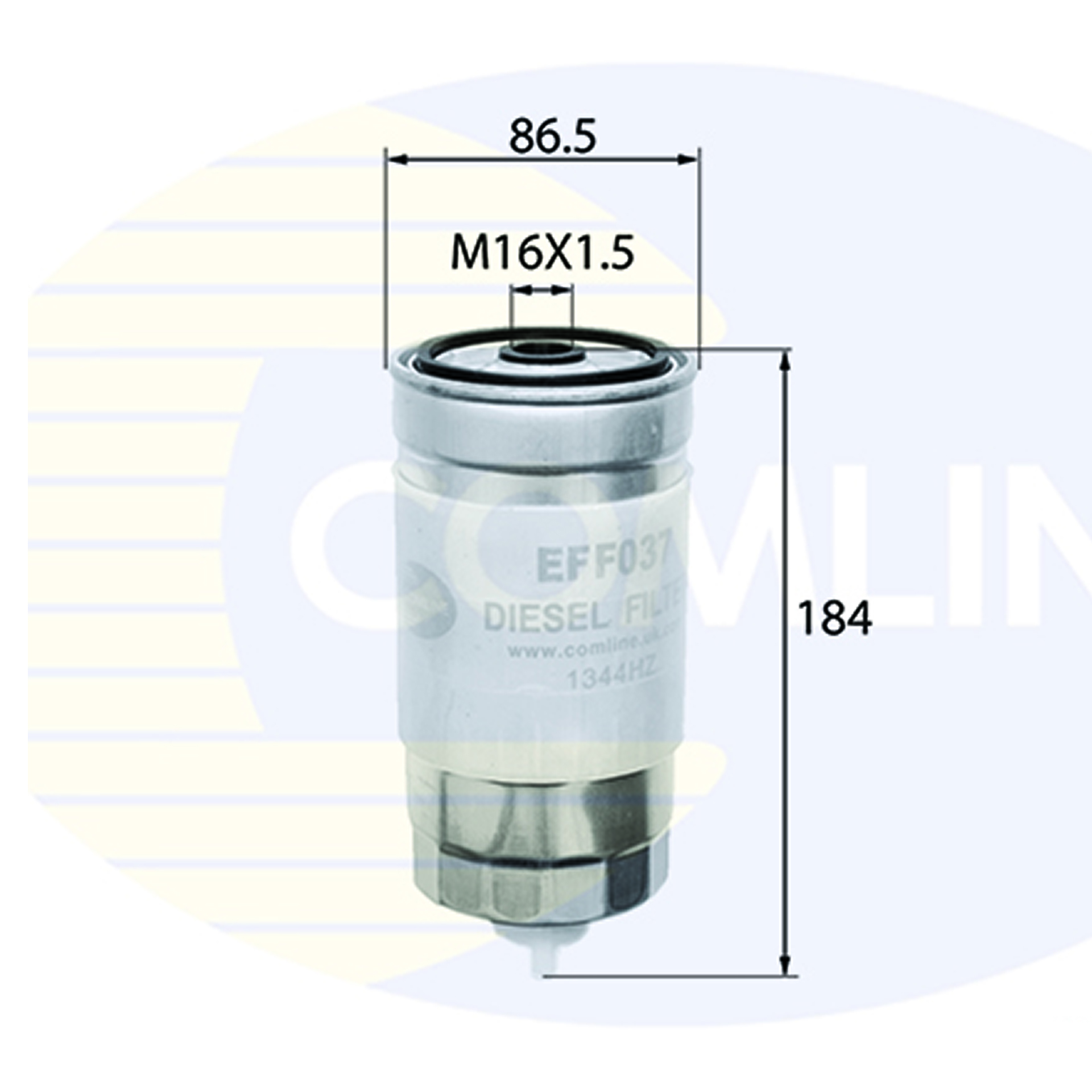 EFF037 Comline - Фільтр палива ( аналогWF8056/KC69)1