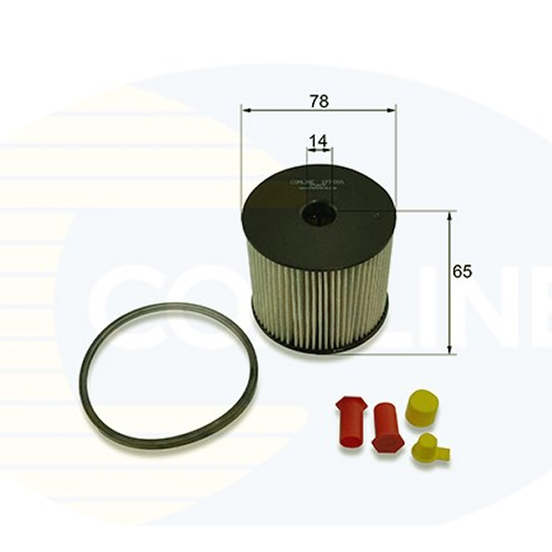 EFF086 Comline - Фільтр палива ( аналогWF8256/KX85D)1