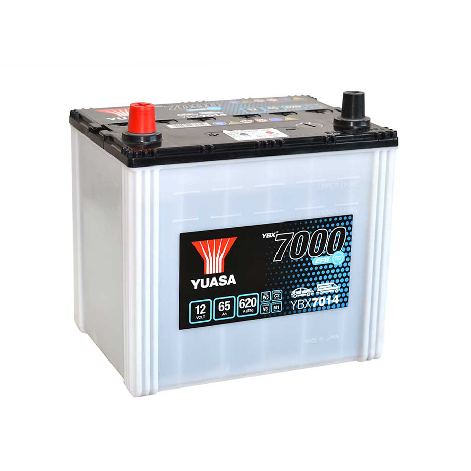 Yuasa 12V 65Ah 620A  EFB Start Stop Battery Japan YBX7014 (1)1