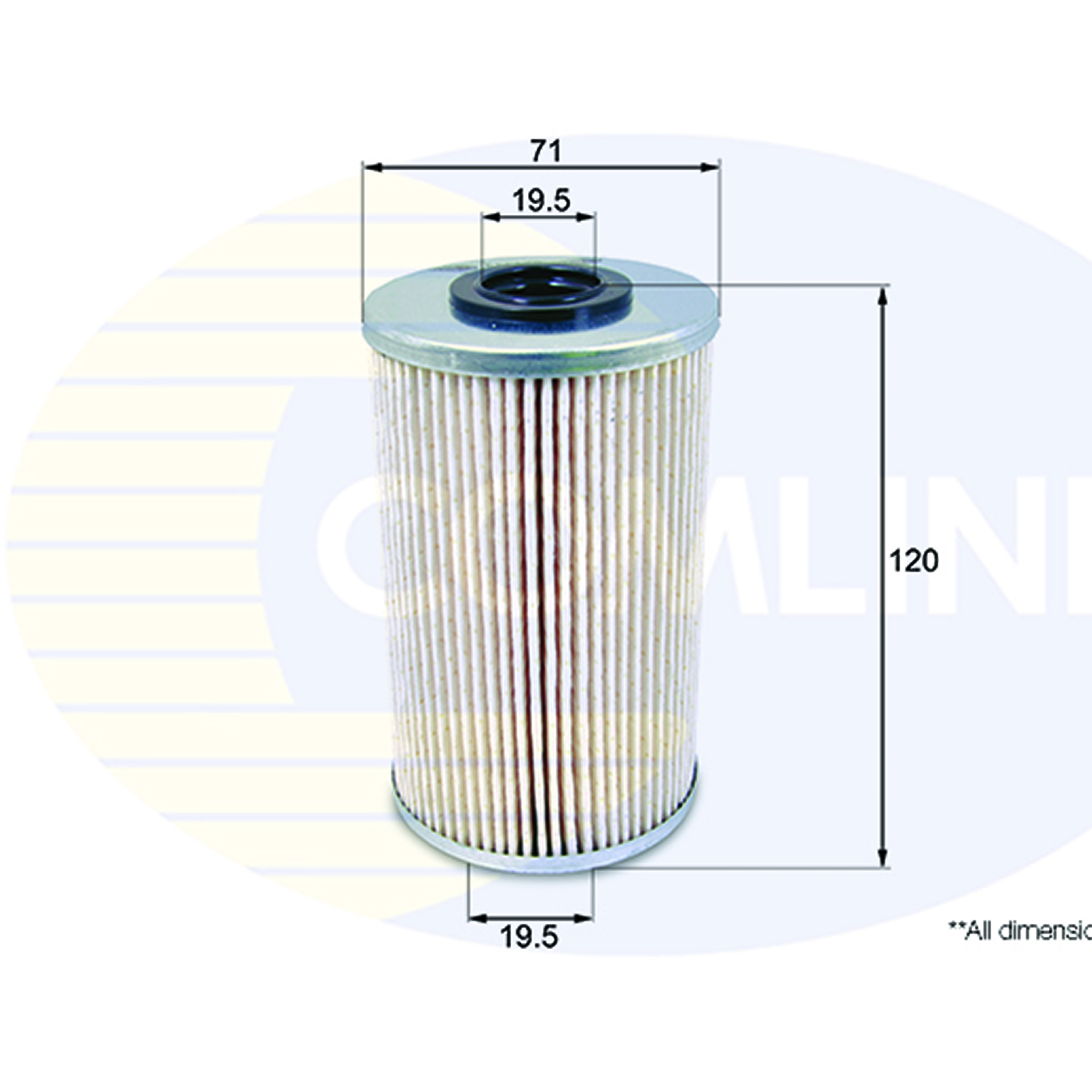 EFF139 Comline - Фільтр палива ( аналогWF8301/KX204D )1
