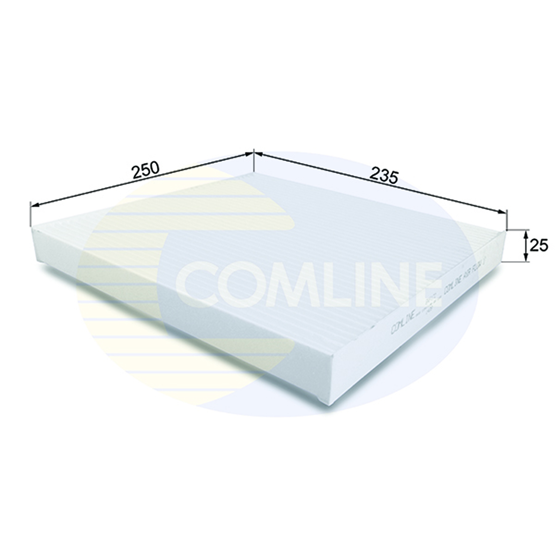 EKF172 Comline - Фільтр салону ( аналогWP9368/LAK411)1