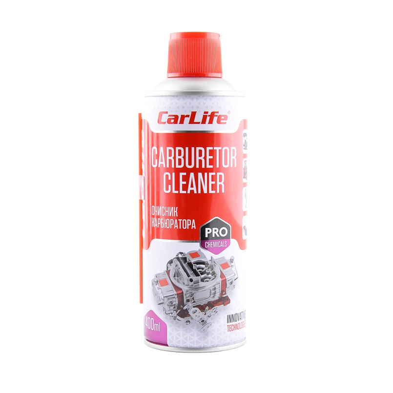 CARLIFE Очисник карбюратора CARBURETOR CLEANER, 400ml (24шт/уп)1