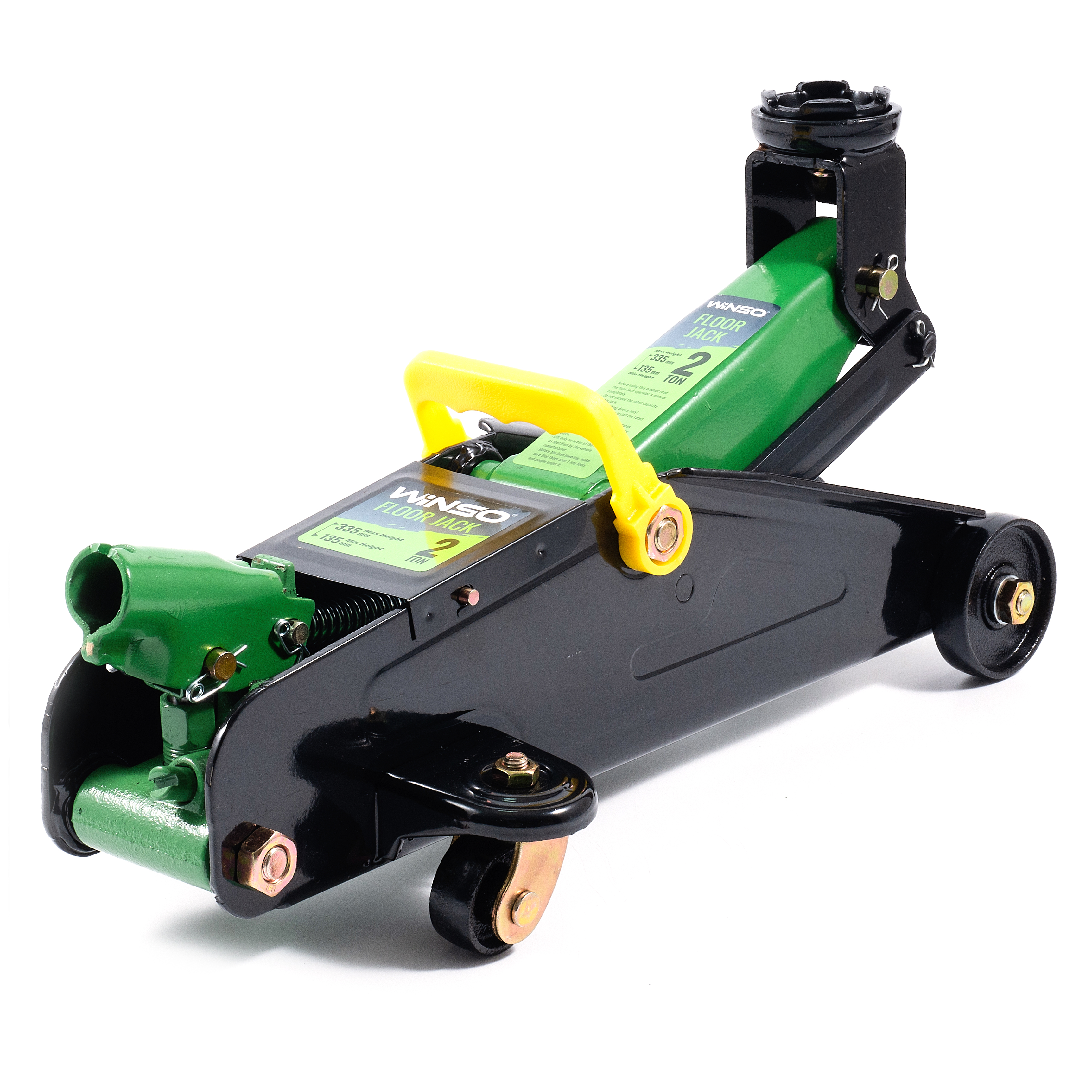 Домкрат гідравлічний, підкатний, 2т., 8,5 кг., висота 135-335мм., картона упаковка (1 шт/ящ)2