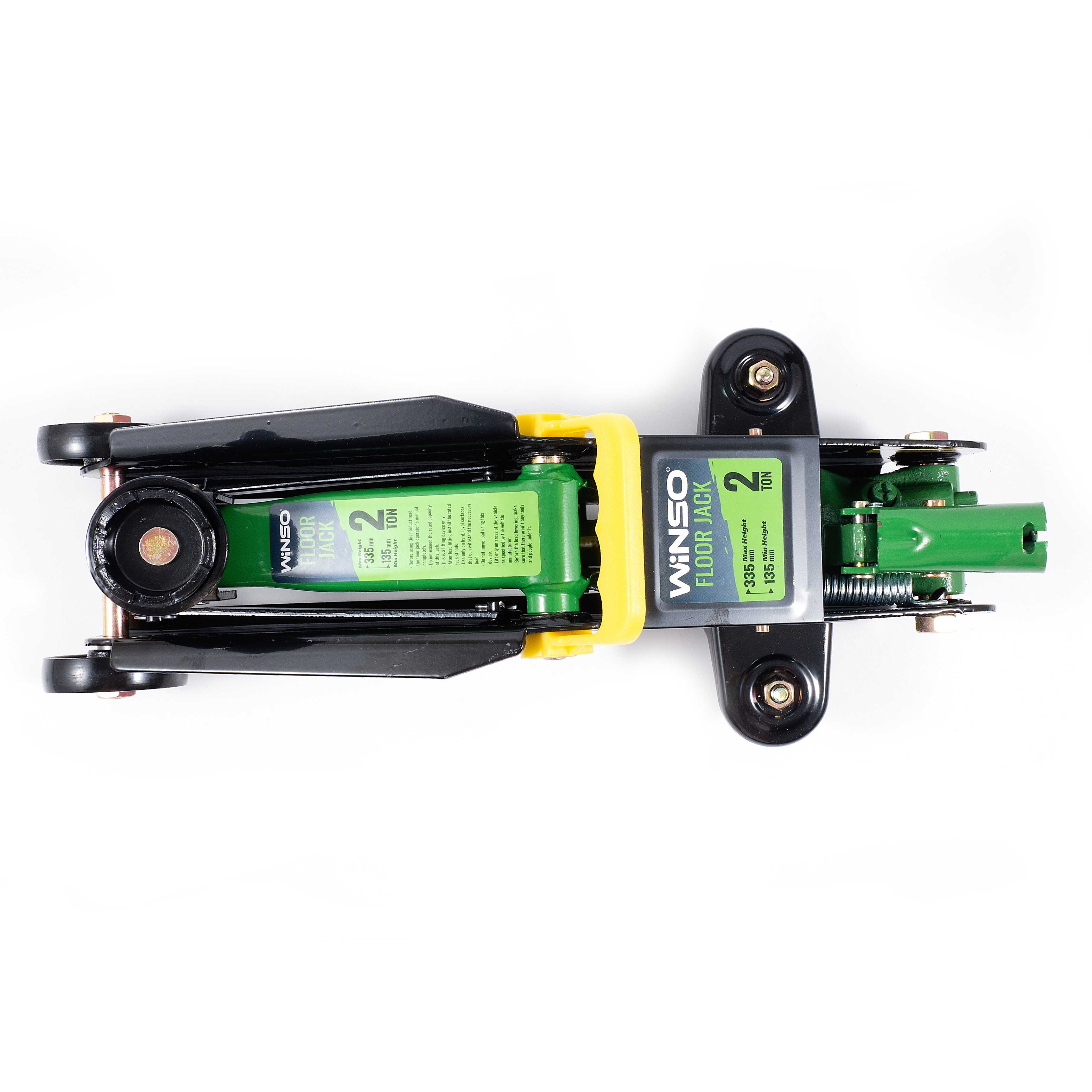 Домкрат гідравлічний, підкатний, 2т., 8,5 кг., висота 135-335мм., картона упаковка (1 шт/ящ)3