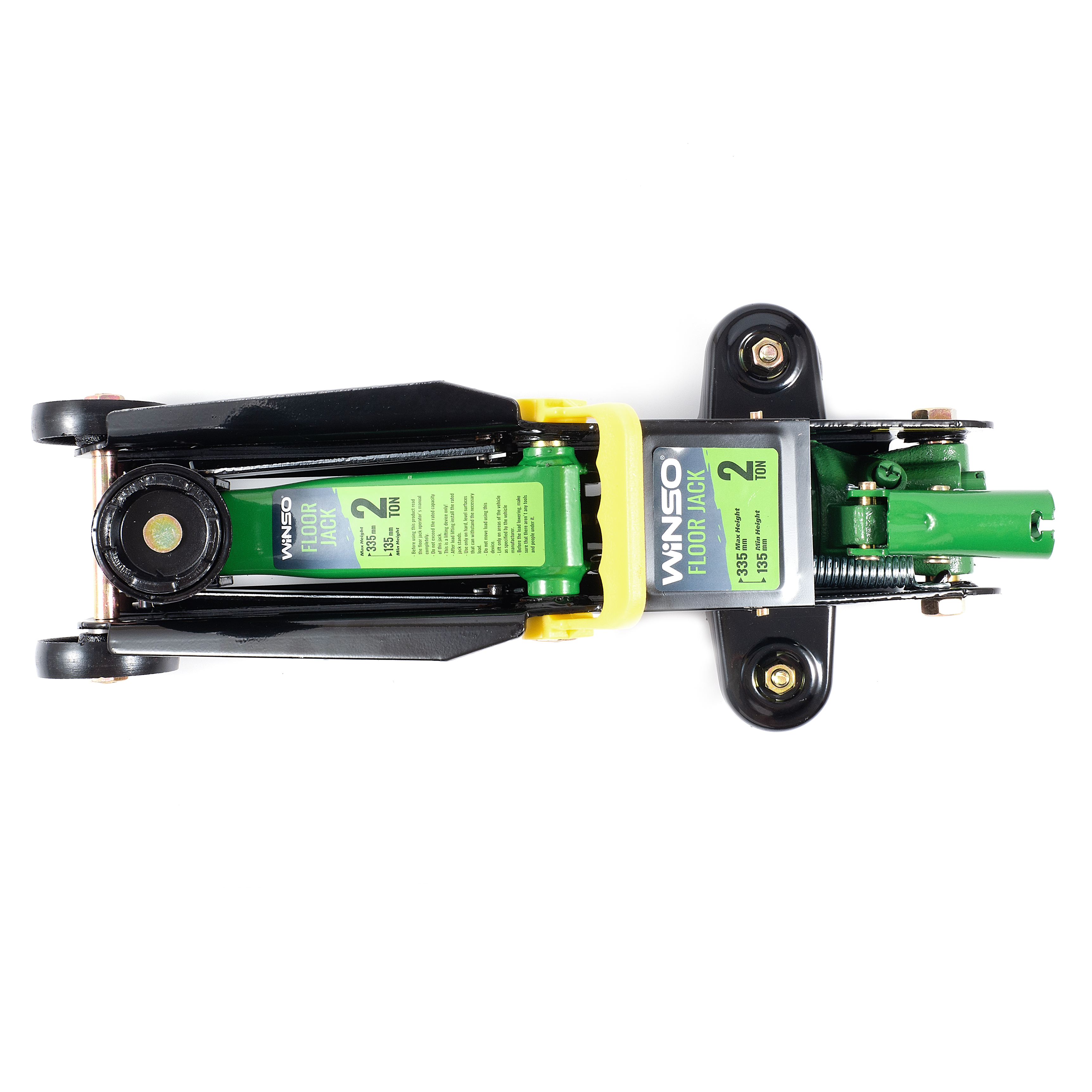 Домкрат гідравлічний, підкатний, 2т., 8,5 кг., висота 135-335мм., пластикова упаковка (1 шт/ящ)3