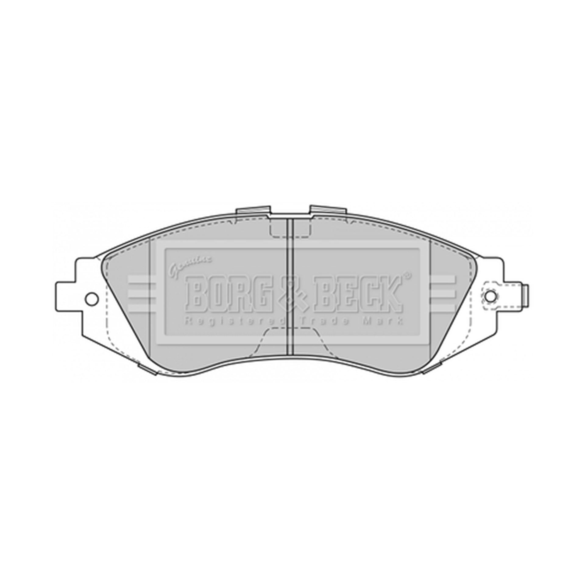 BBP1881 BORG & BECK - Гальмівні колодки до дисків1