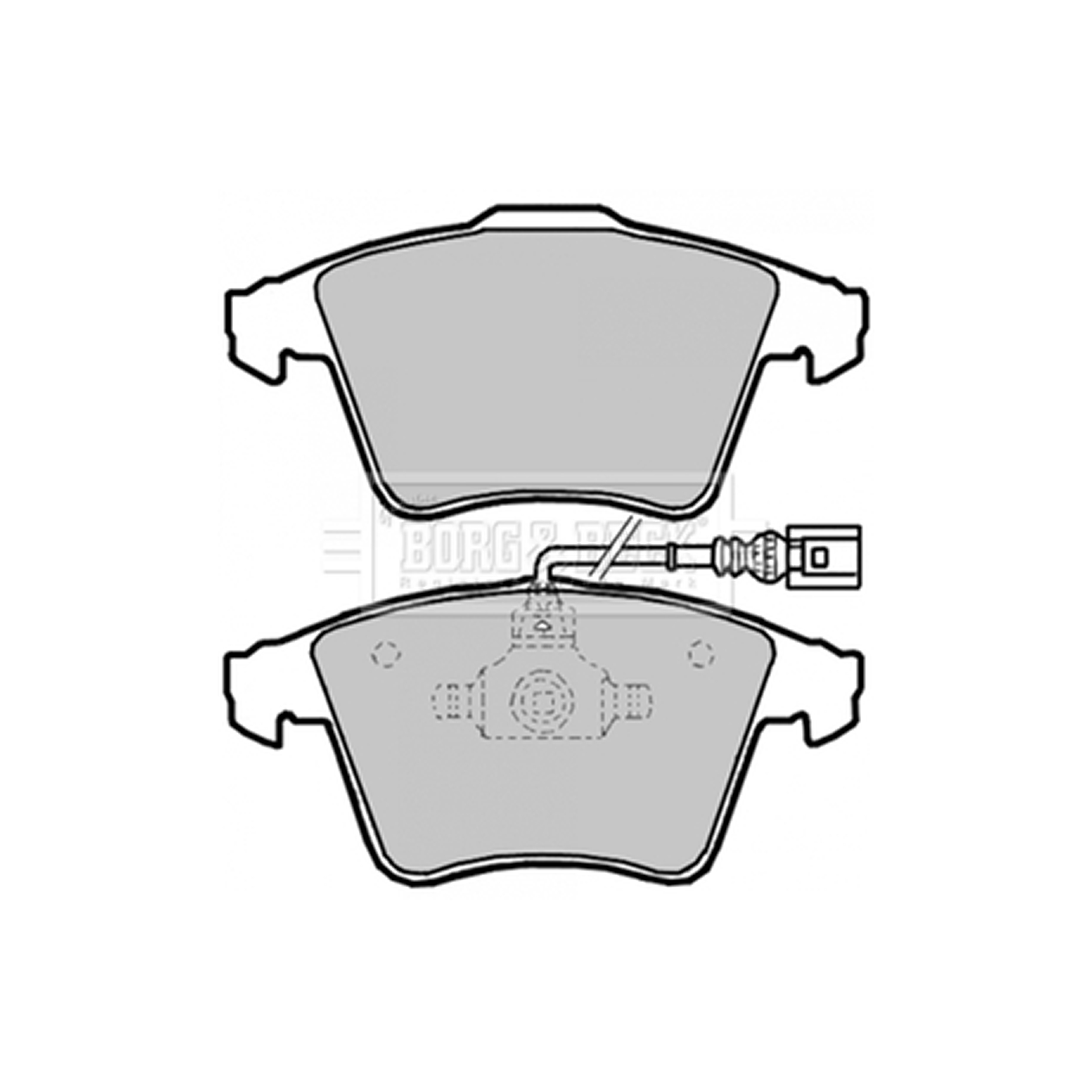 BBP2144 BORG & BECK - Гальмівні колодки до дисків1