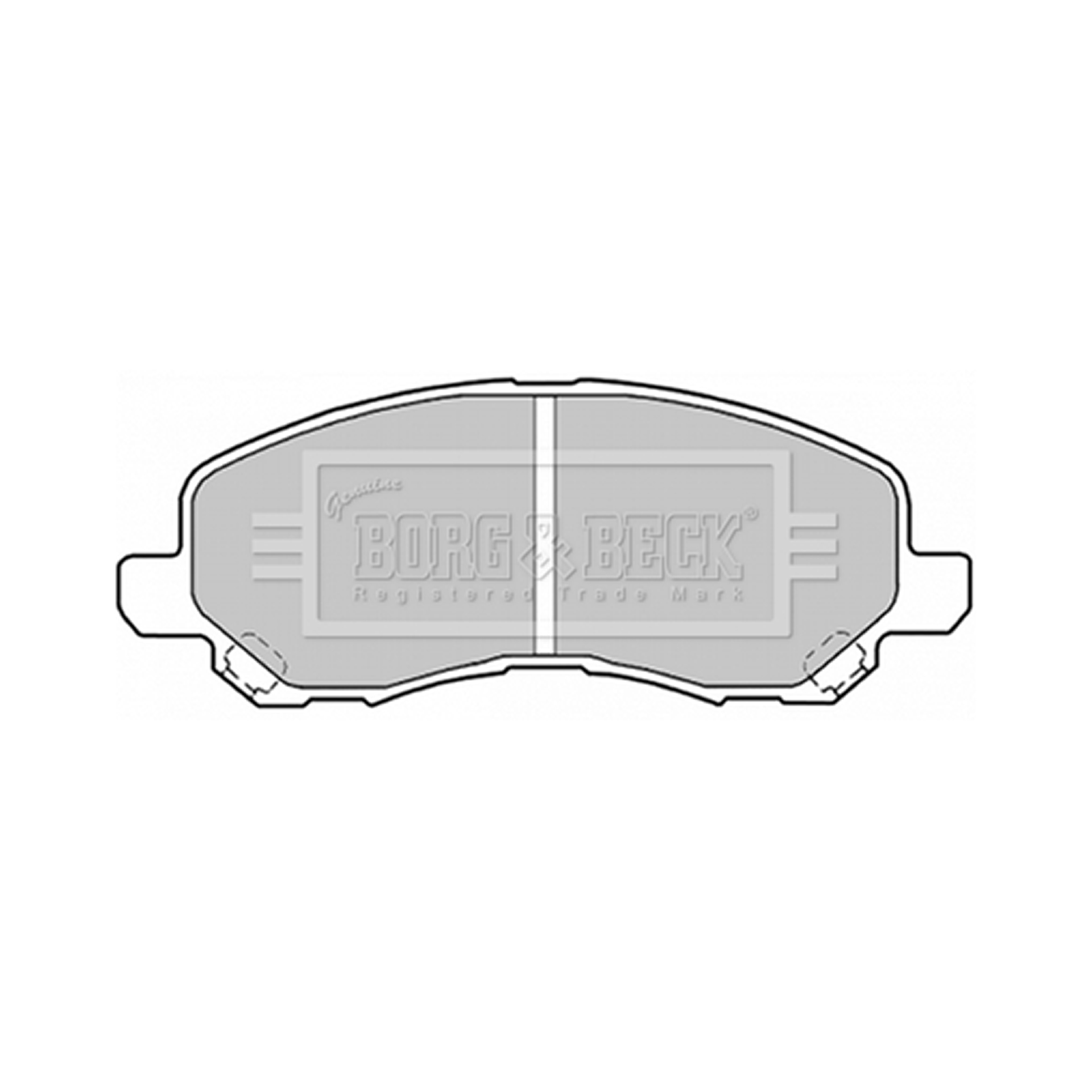 BBP1831 BORG & BECK - Гальмівні колодки до дисків1