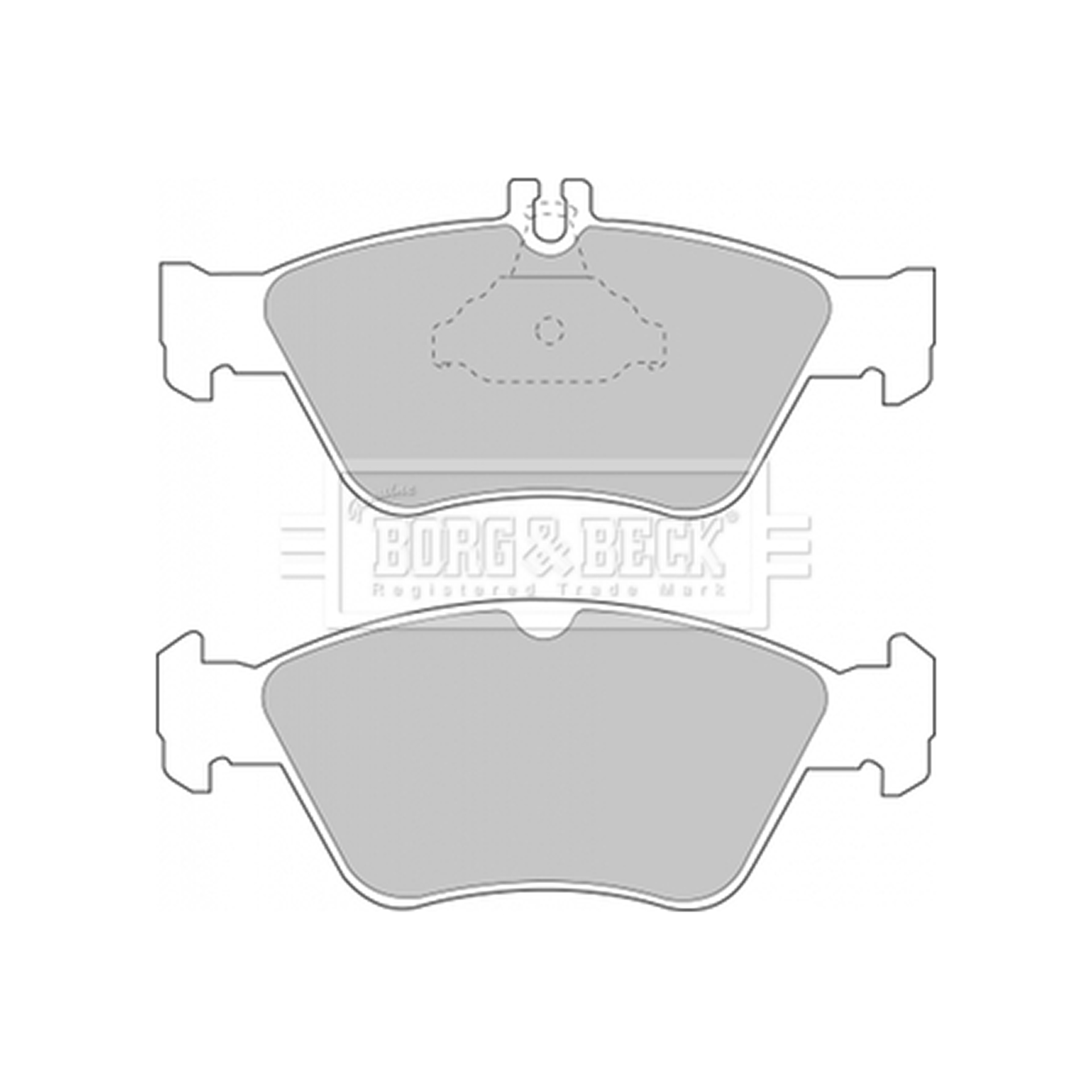BBP1454 BORG & BECK - Гальмівні колодки до дисків1