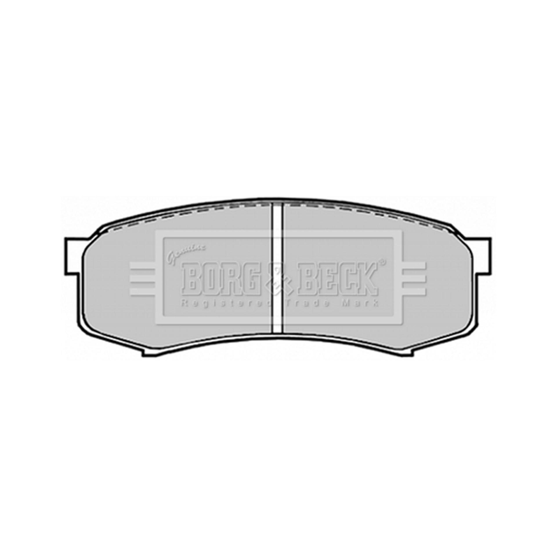 BBP1514 BORG & BECK - Гальмівні колодки до дисків1