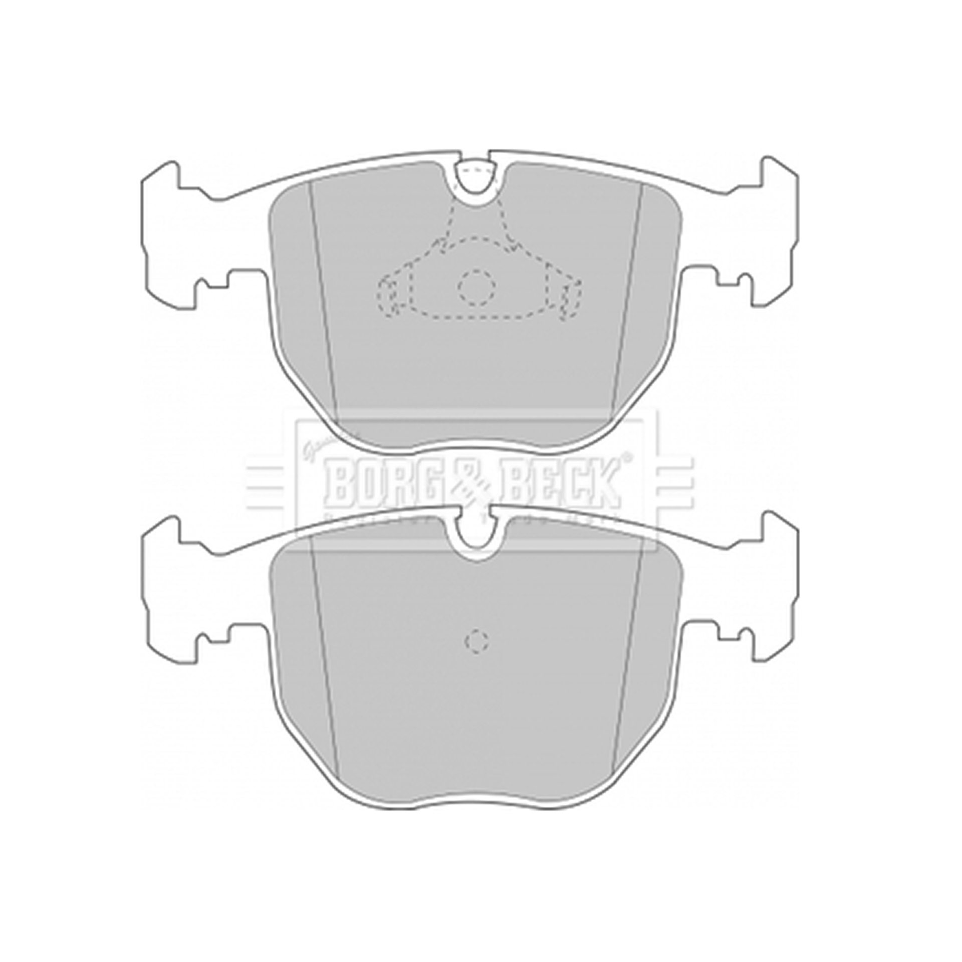 BBP1595 BORG & BECK - Гальмівні колодки до дисків1
