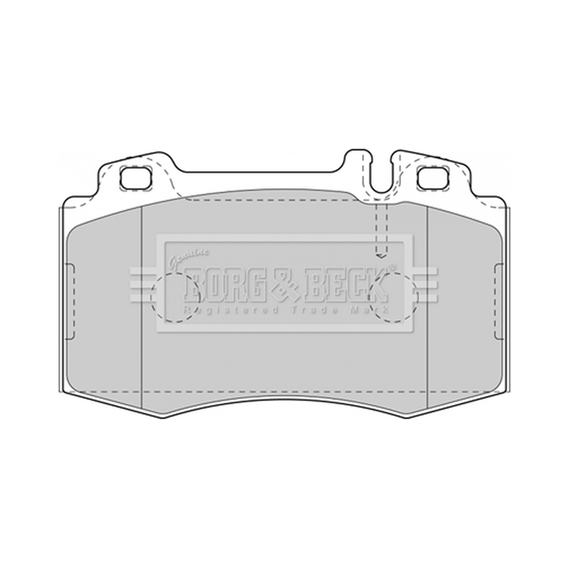 BBP1756 BORG & BECK - Гальмівні колодки до дисків1