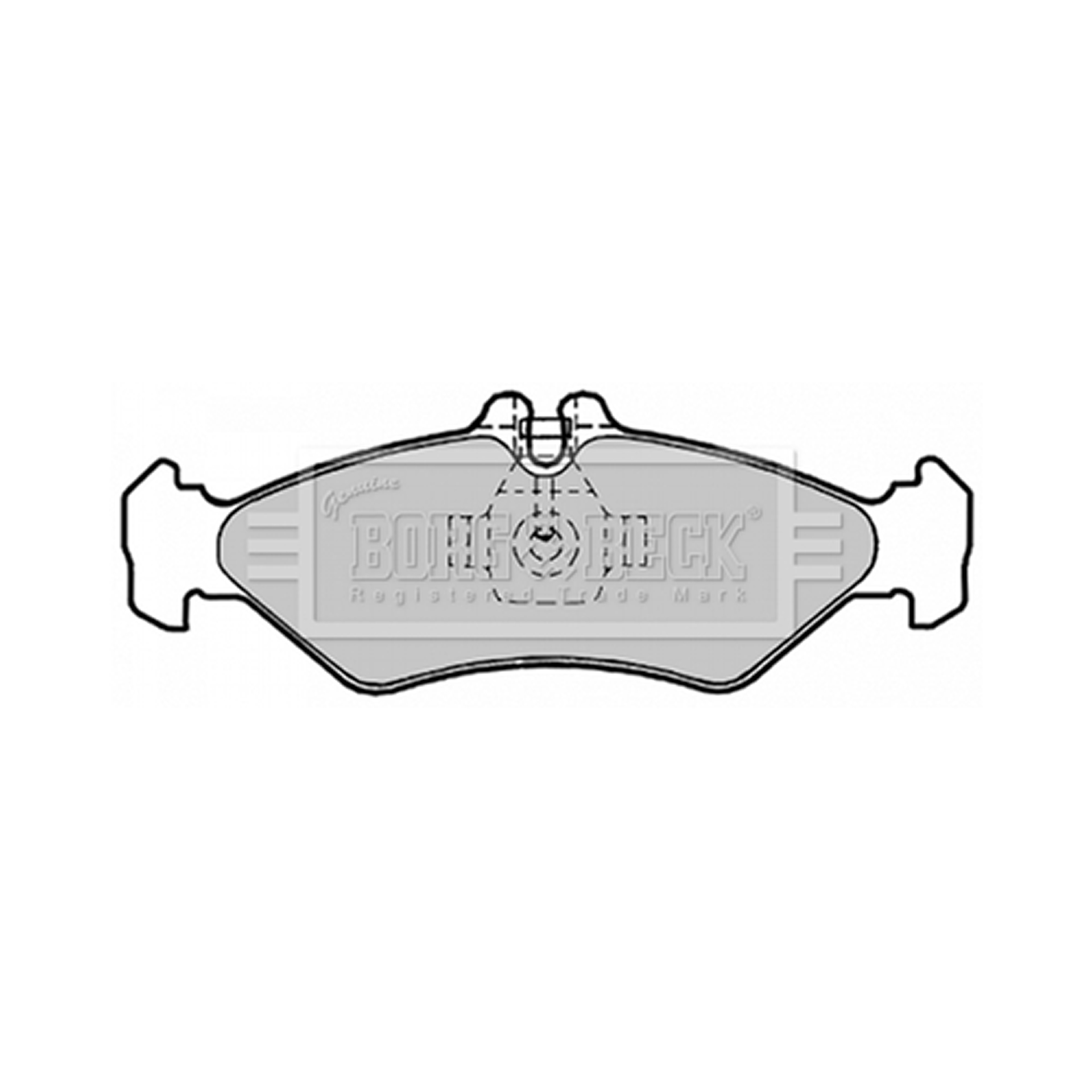 BBP1491 BORG & BECK - Гальмівні колодки до дисків1
