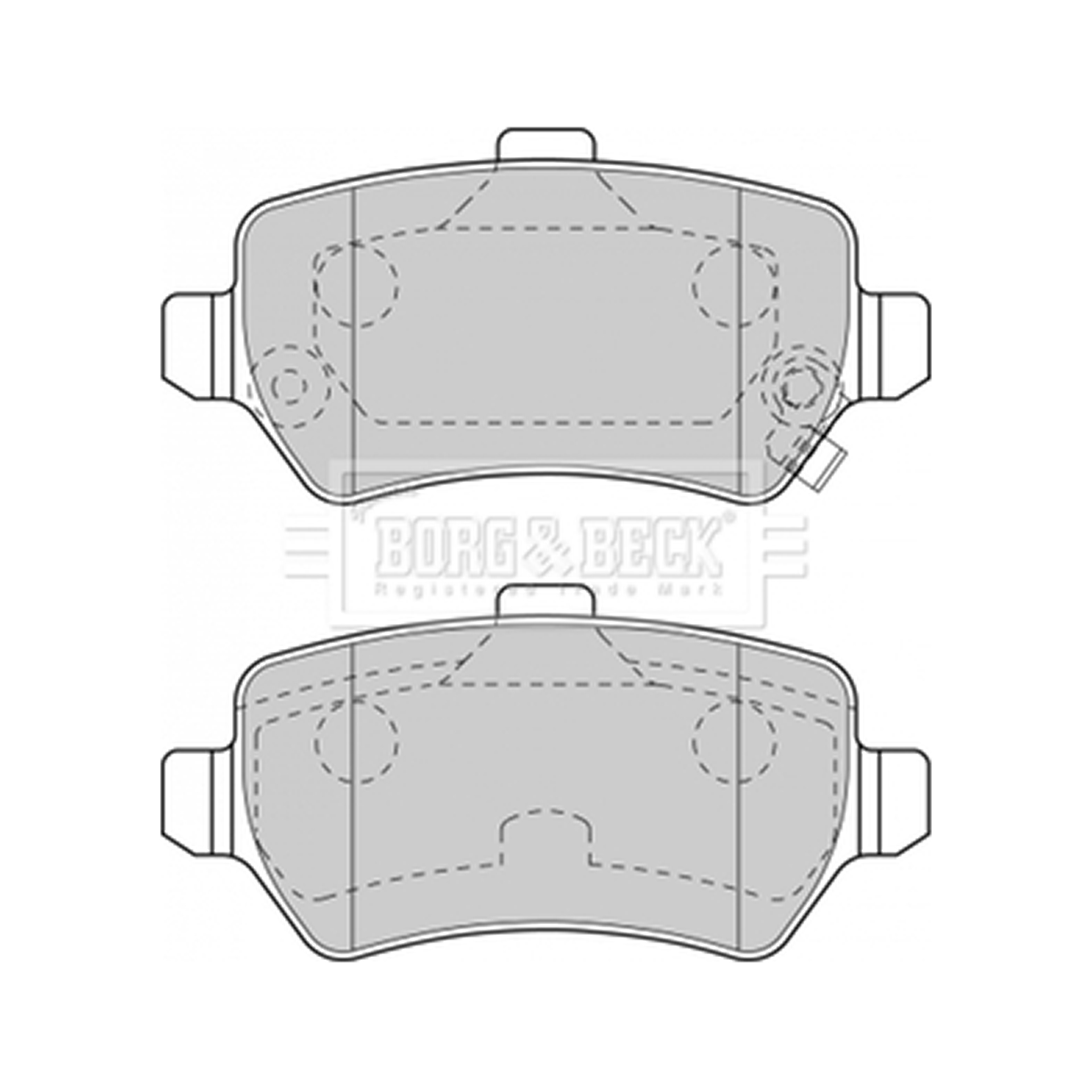 BBP1777 BORG & BECK - Гальмівні колодки до дисків1