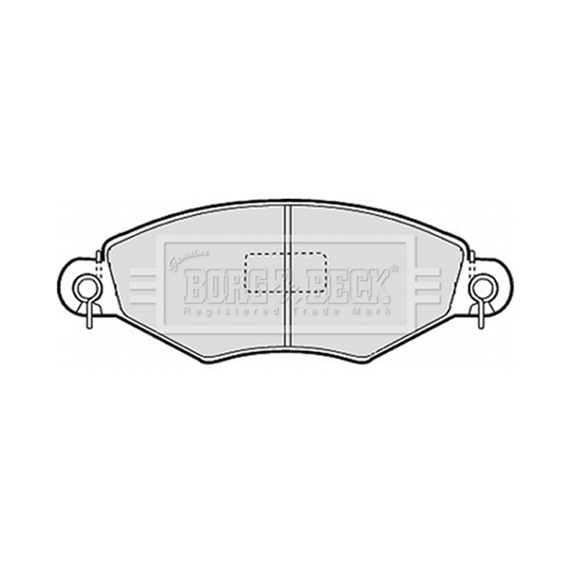 BBP1623 BORG & BECK - Гальмівні колодки до дисків1