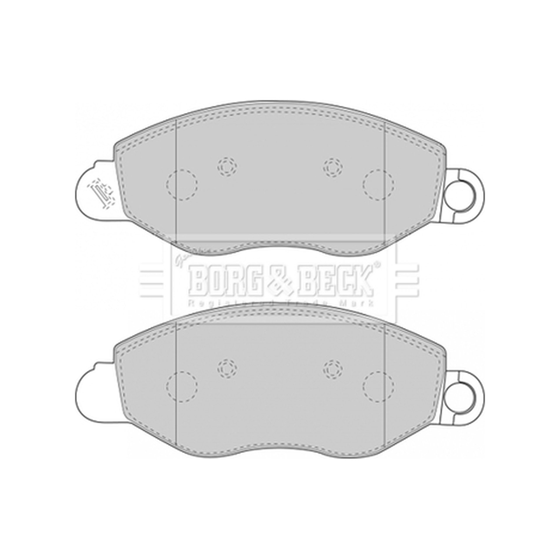 BBP1714 BORG & BECK - Гальмівні колодки до дисків1