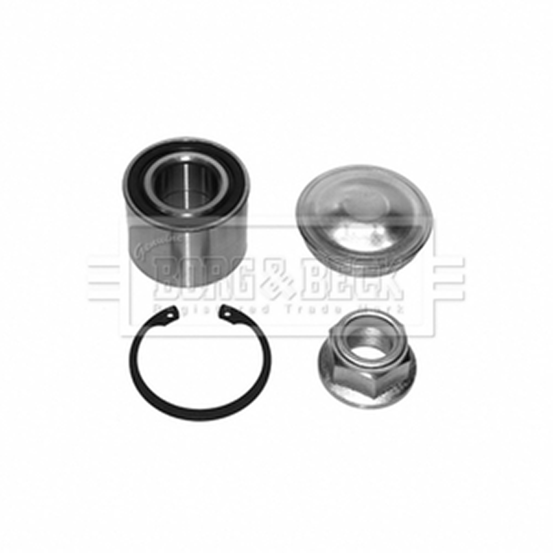 BWK795 BORG & BECK - Комплект підшипника ступиці1