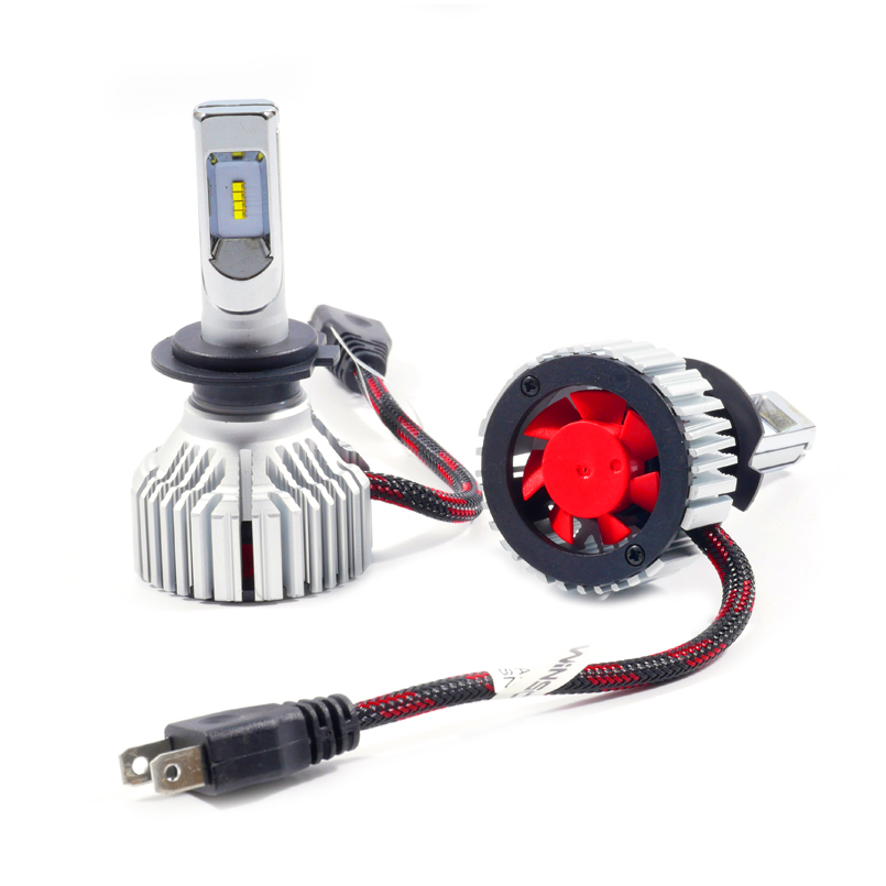 LED H7 12/24V потужність 60Вт, світловий потік 8000Лм., темпрература 6500К, Lumileds ZES Chi2