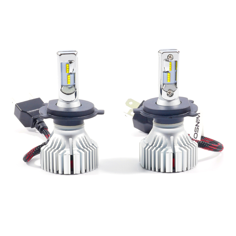 LED H4 12/24V потужність 60Вт, світловий потік 8000Лм., темпрература 6500К, Lumileds ZES Chi1