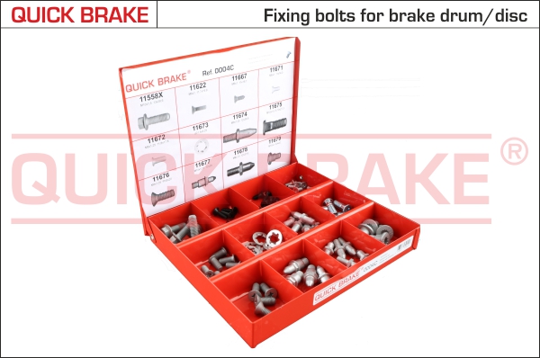 0004C QUICK BRAKE Набір елементів для монтування гальм1
