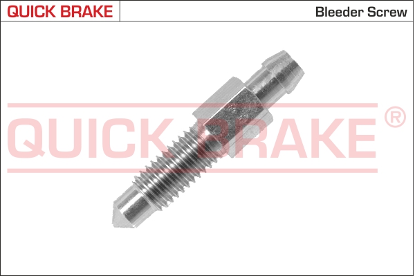 0010 QUICK BRAKE Штуцер прокачки гальм (M8x1.25/9x41.5)1