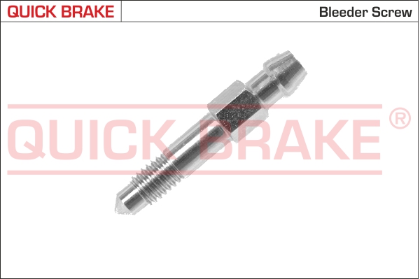 0013 QUICK BRAKE Штуцер прокачки гальм (M6x1/7x38)1