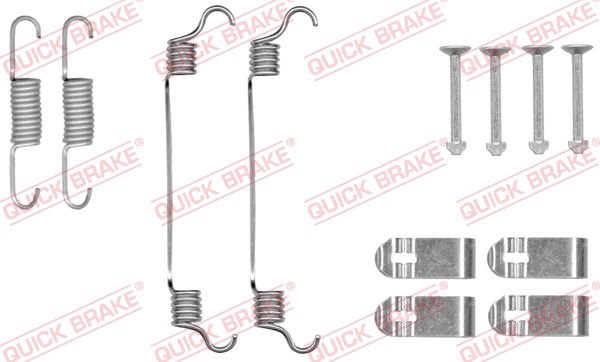 105-0019 QUICK BRAKE Комплект пружинок колодок ручного гальма1