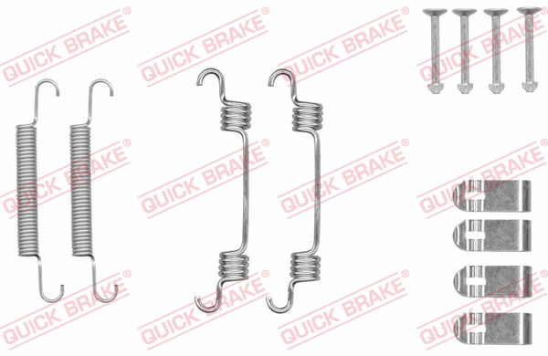 105-0044 QUICK BRAKE Комплект пружинок колодок ручного гальма1