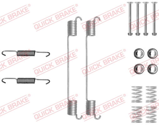 105-0048 QUICK BRAKE Комплект пружинок колодок ручного гальма1