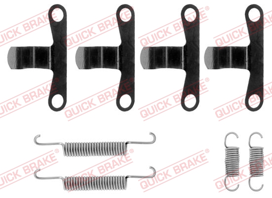 105-0594 QUICK BRAKE Комплект пружинок колодок ручного гальма1