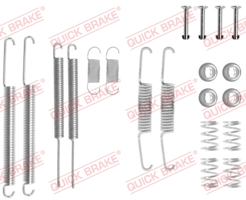 105-0598 QUICK BRAKE Комплект пружинок колодок ручника VW Caddy I 1.5-1.8 82-92 (Vag)1