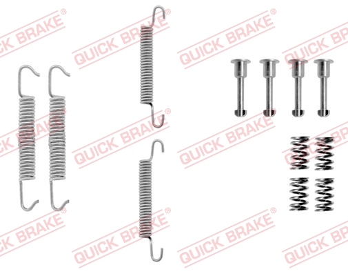 105-0621 QUICK BRAKE Комплект пружинок колодок ручника BMW 7 (E38)/8 (E31) 730-750i 90-01 (180x25) (1