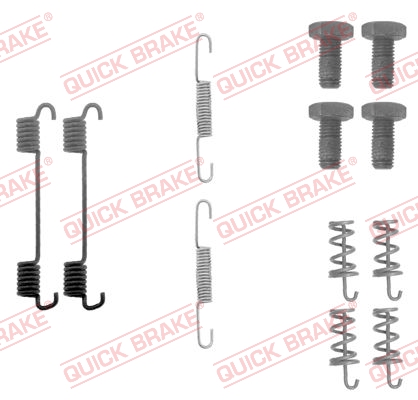 105-0622 QUICK BRAKE Комплект пружинок колодок ручника MВ Vito (W638/639)1