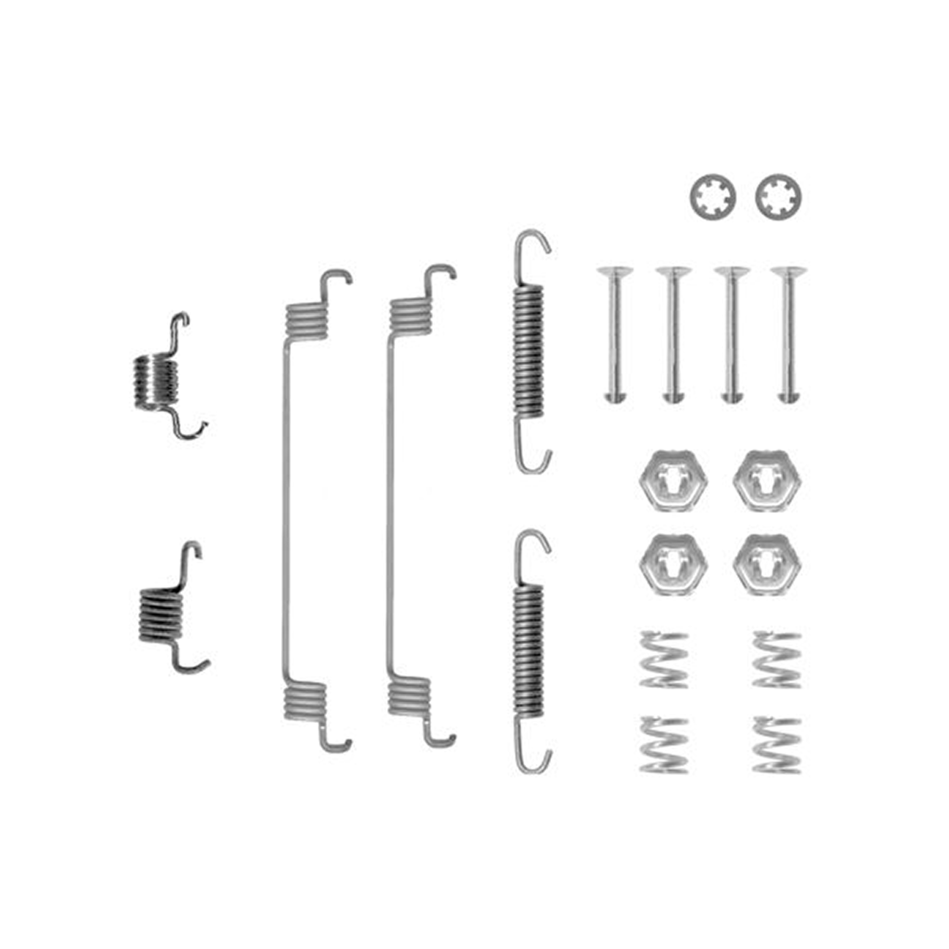 105-0651 QUICK BRAKE Комплект пружинок колодок ручного гальма1