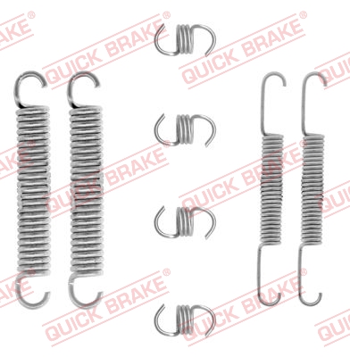 105-0662 QUICK BRAKE Комплект пружинок колодок ручника Lada 110/111/112/Kalina/Samara 2108-2115 86-11