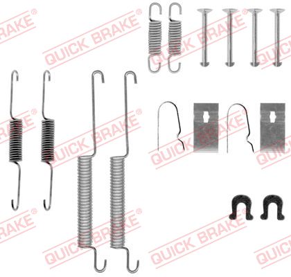 105-0668 QUICK BRAKE Комплект пружинок колодок ручного гальма1