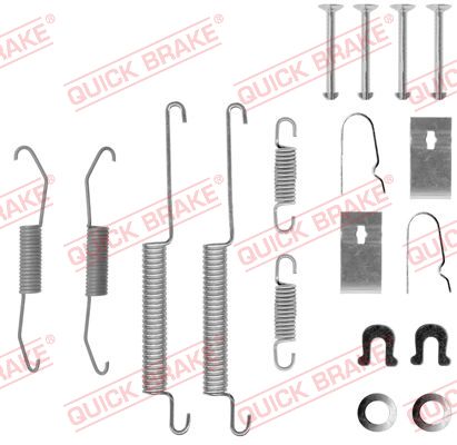 105-0679 QUICK BRAKE Комплект пружинок колодок ручного гальма1