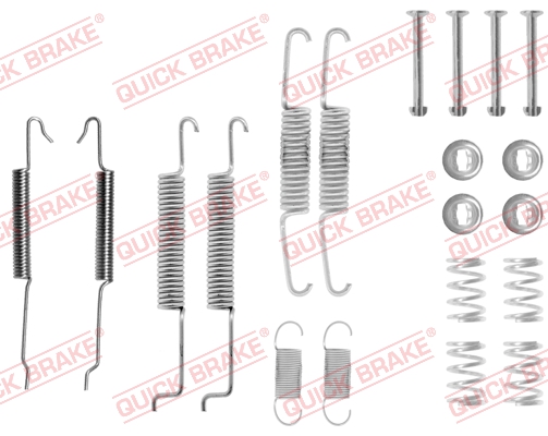 105-0680 QUICK BRAKE Комплект пружинок колодок ручника Skoda Roomster/VW Golf III 1.4-2.0 93-15 (VAG1